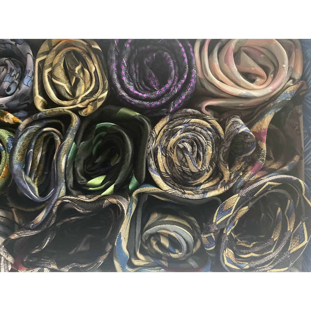 Lot of 35 Luxurious Silk Ties